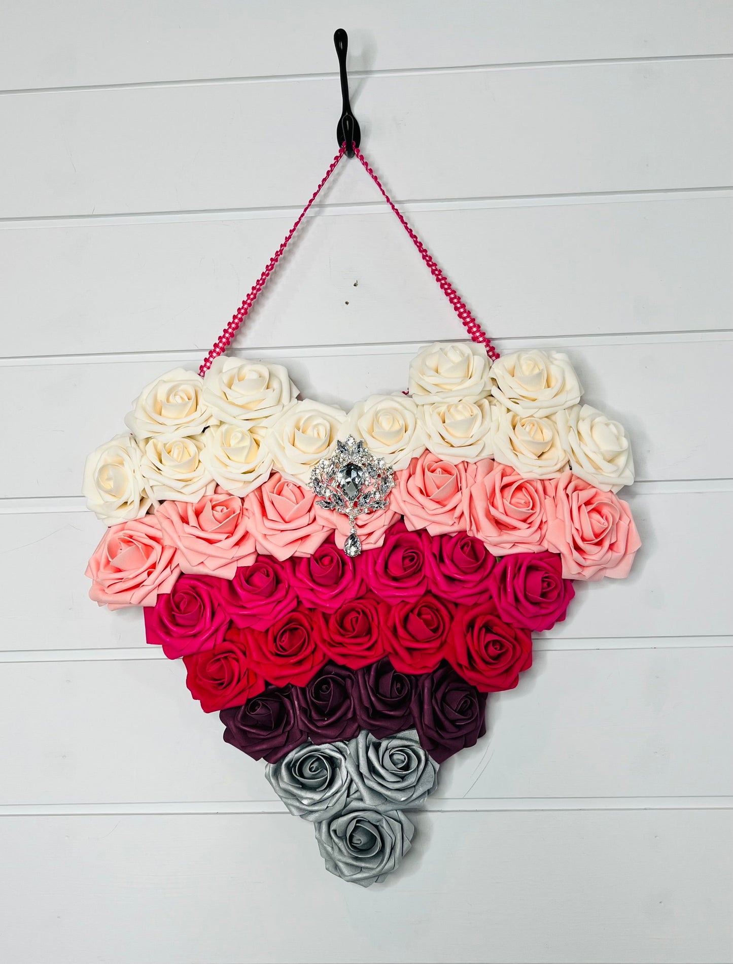 Valentine's Day Floral Rose Door Hanger -TCT1451 TCT Crafts