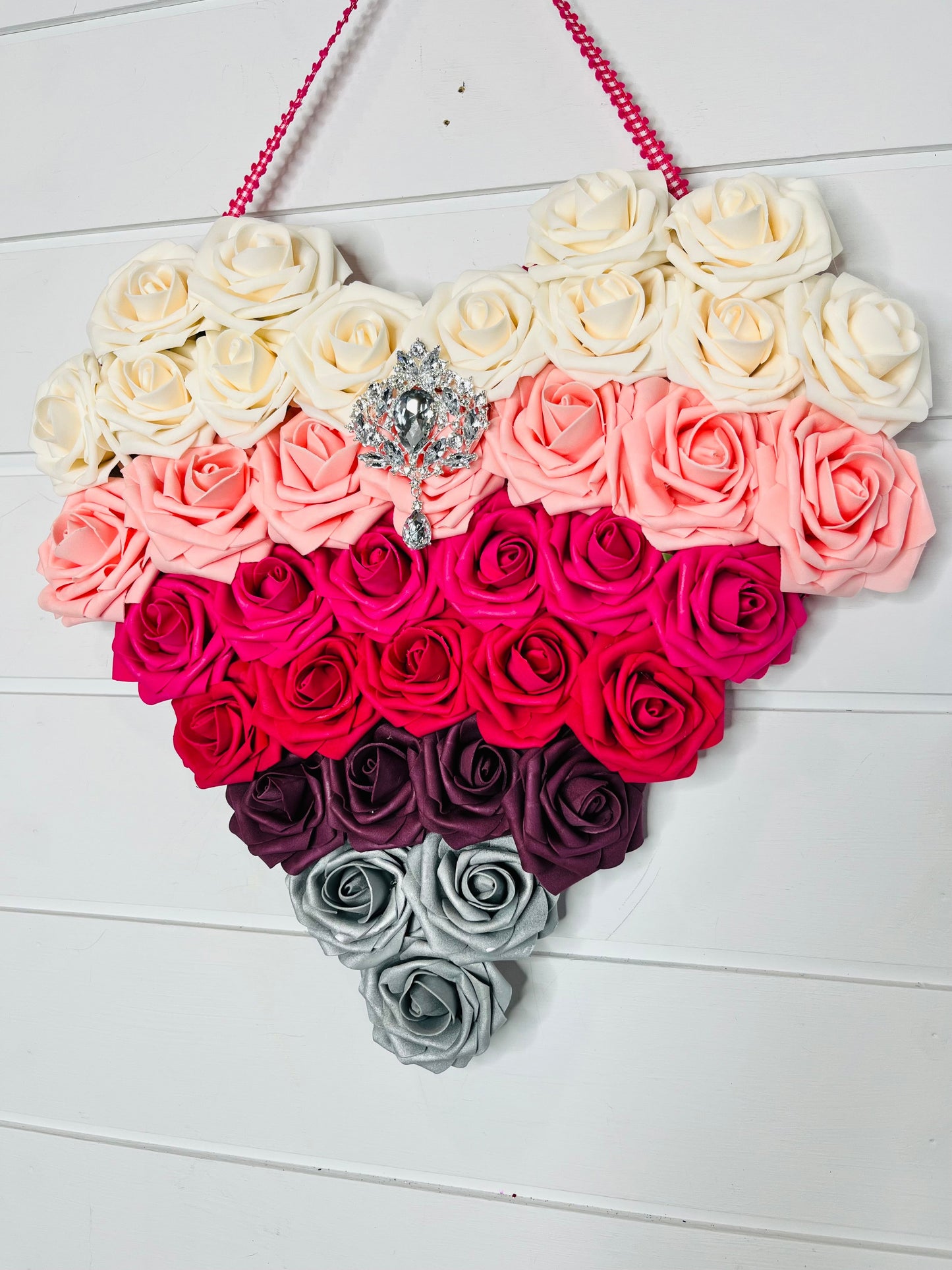 Valentine's Day Floral Rose Door Hanger -TCT1451 TCT Crafts