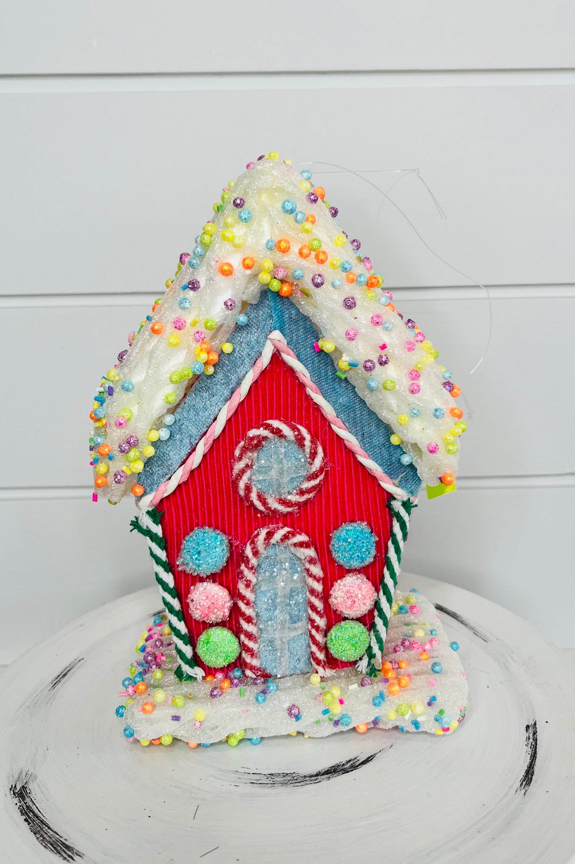 Sweet Holiday Delight: Christmas Candy House Foam Ornament/Wreath Attachment-85325PK TCT Crafts