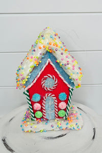 Sweet Holiday Delight: Christmas Candy House Foam Ornament/Wreath Attachment-85325PK