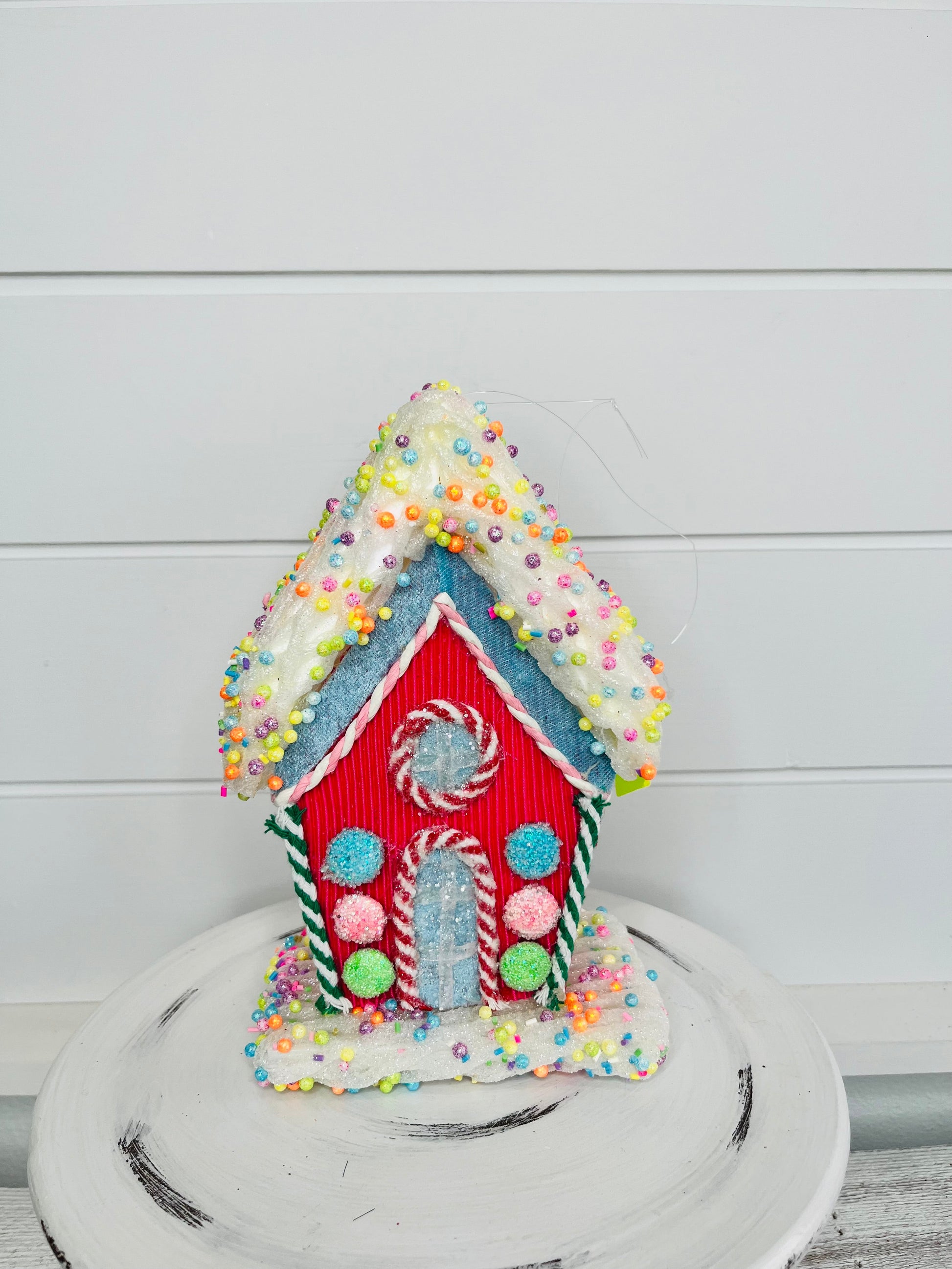Sweet Holiday Delight: Christmas Candy House Foam Ornament/Wreath Attachment-85325PK TCT Crafts