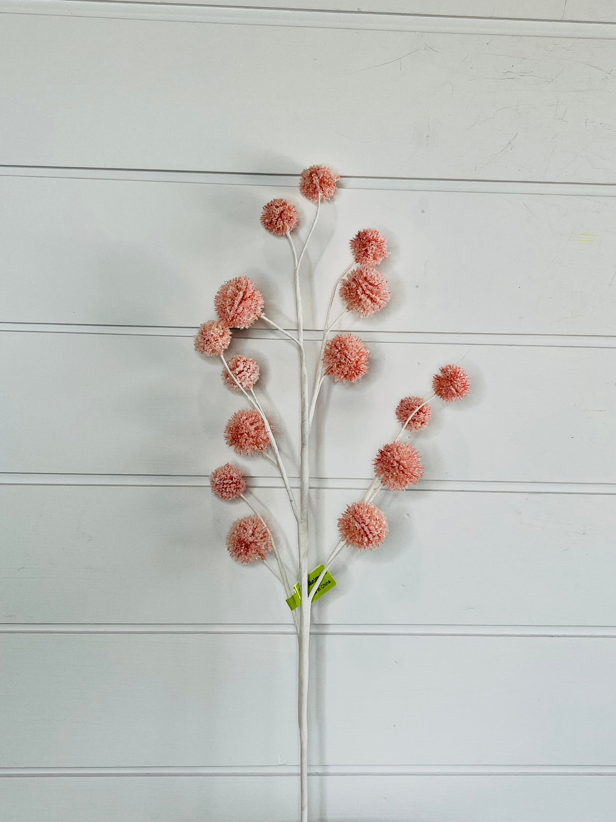 Elegant Blooms: 28-Inch Pink Snowball Allium Spray - Graceful Floral Accent for Your Décor-85550PK TCT Crafts