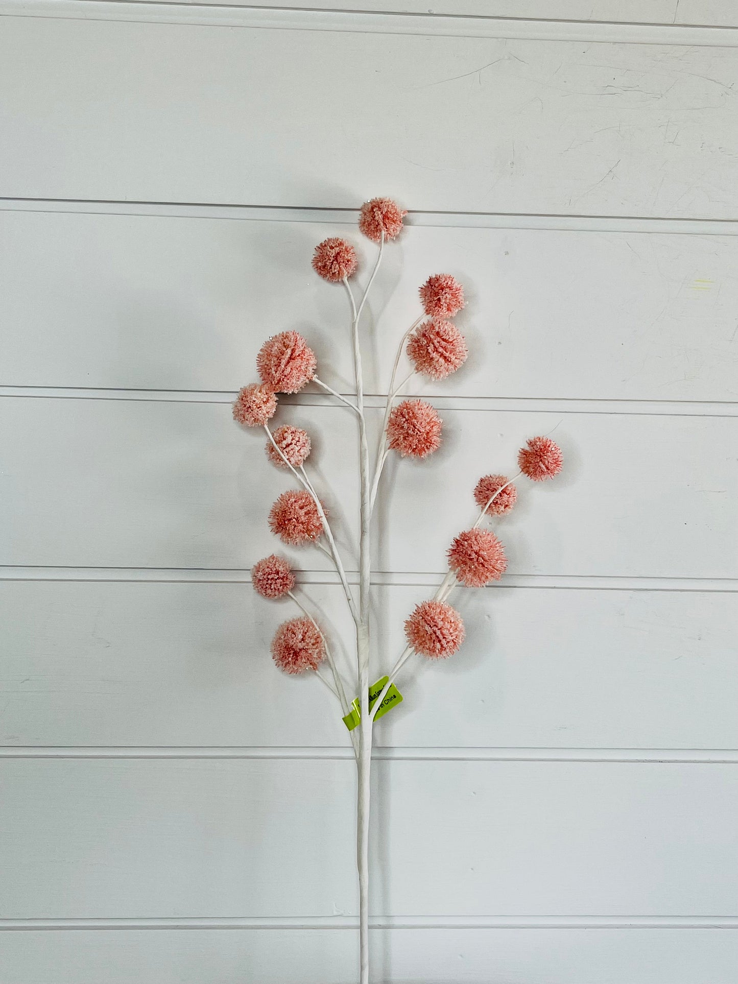 Elegant Blooms: 28-Inch Pink Snowball Allium Spray - Graceful Floral Accent for Your Décor-85550PK TCT Crafts