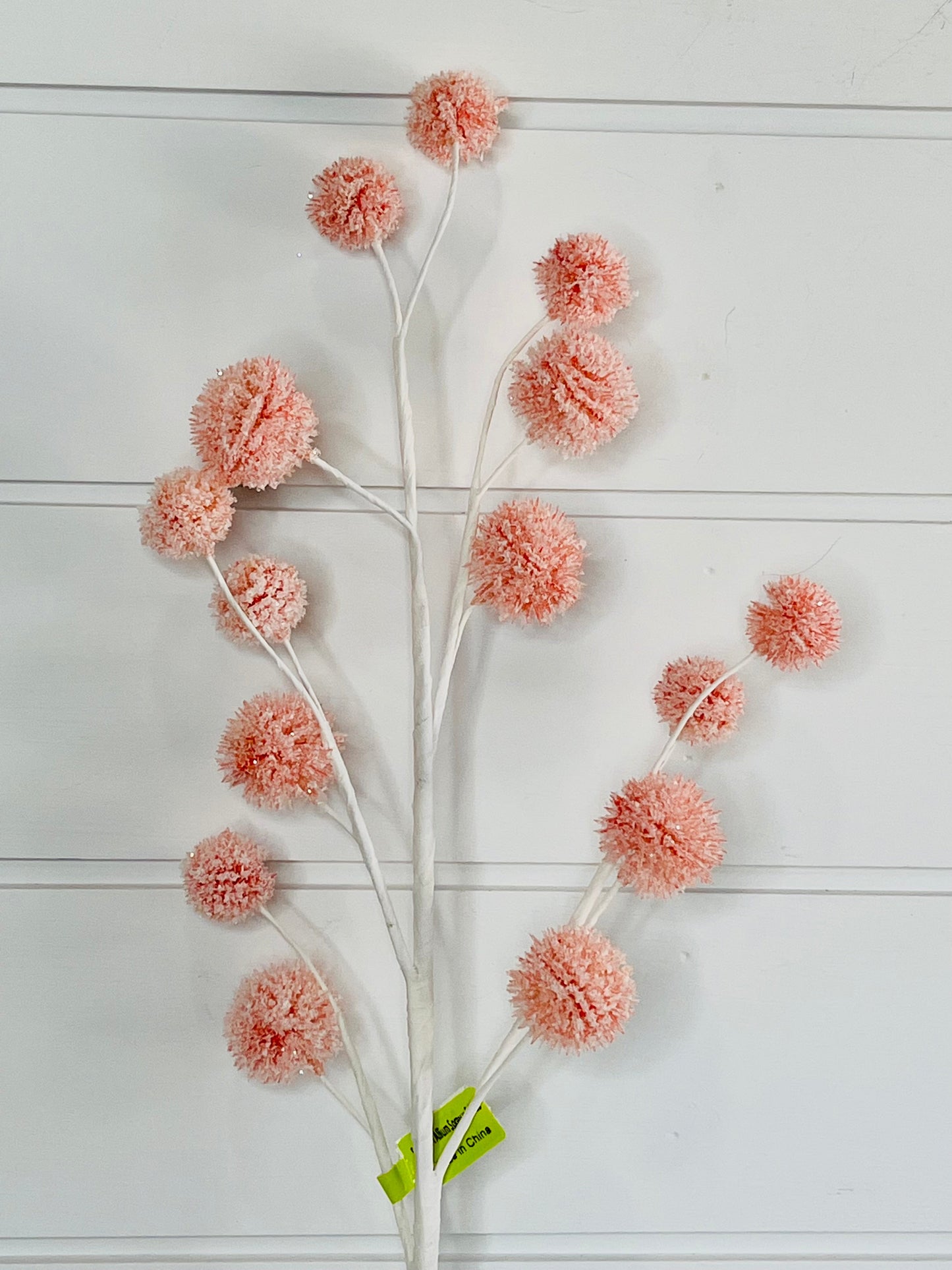 Elegant Blooms: 28-Inch Pink Snowball Allium Spray - Graceful Floral Accent for Your Décor-85550PK TCT Crafts