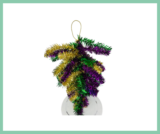 (1 ) 24" Mardi Gras Teardrop Swag/Wreath Base-Green/Purple/Gold TCT Crafts