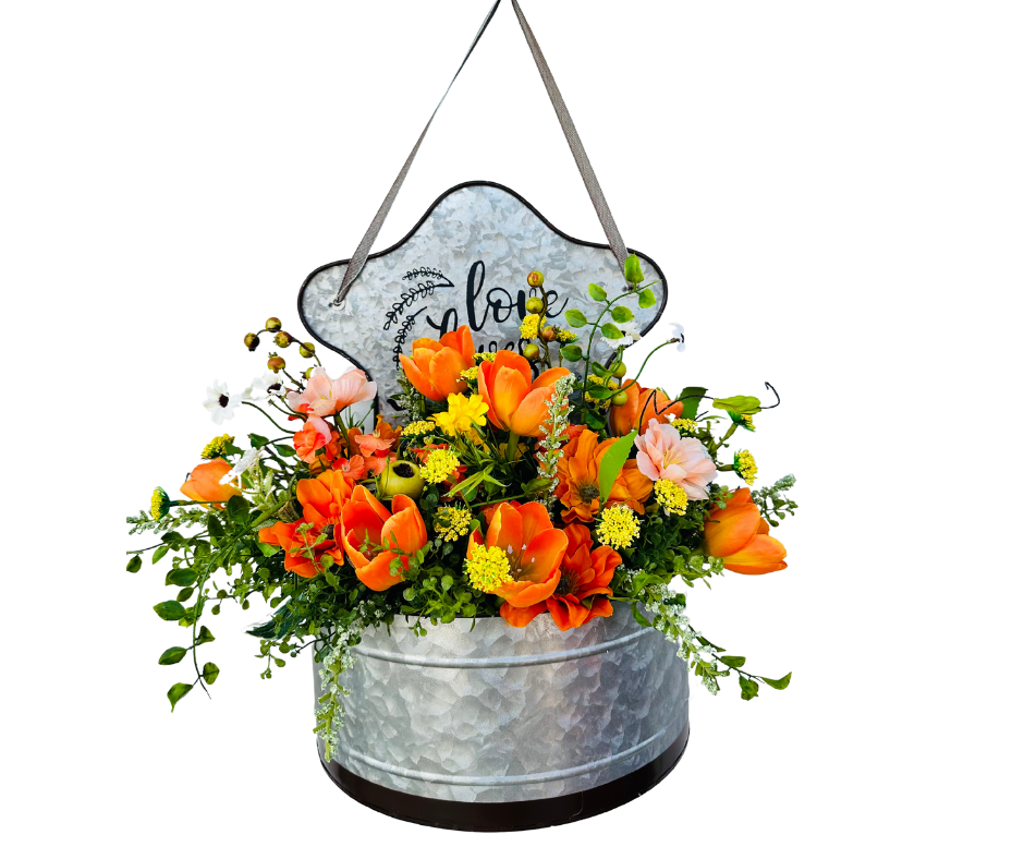 Mother's Day Wildflower Door Hanger/Arrangement -TCT1620 TCT Crafts