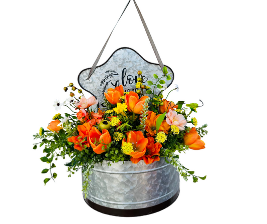 Mother's Day Wildflower Door Hanger/Arrangement -TCT1620 TCT Crafts