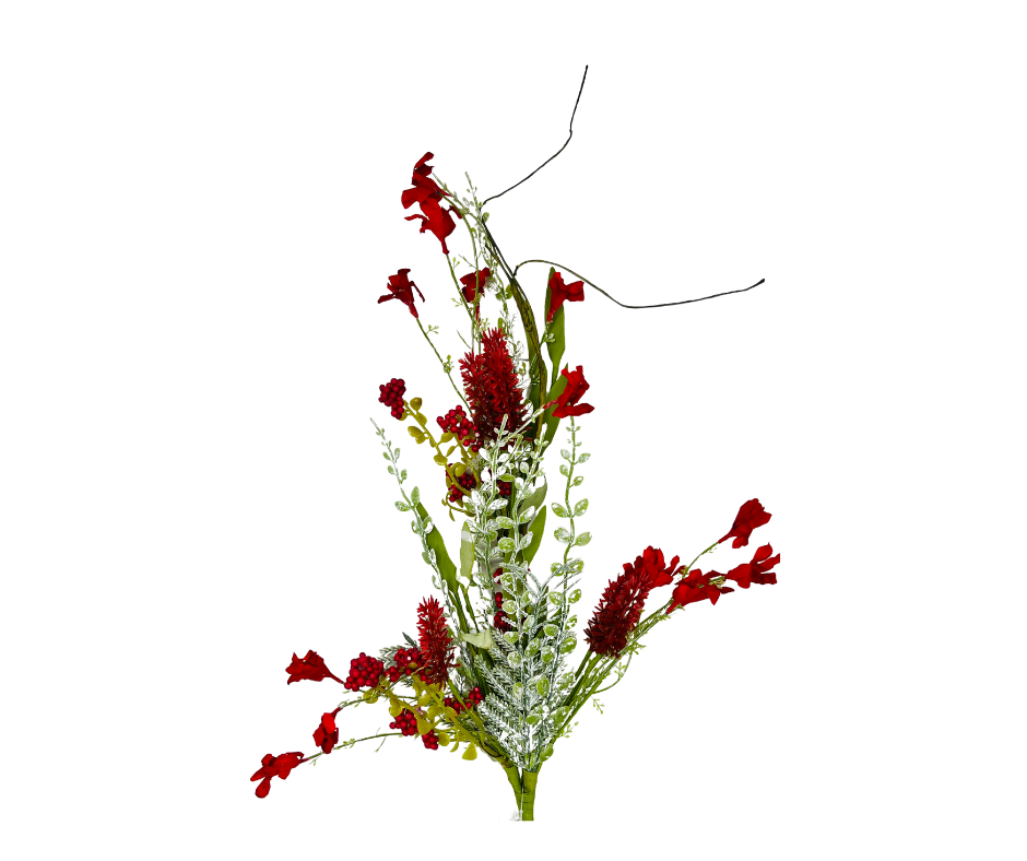 24H" Paper Flower Eva Leaf Berry Bush - Elegant Artificial Greenery in Your Choice of Colors TCT Crafts