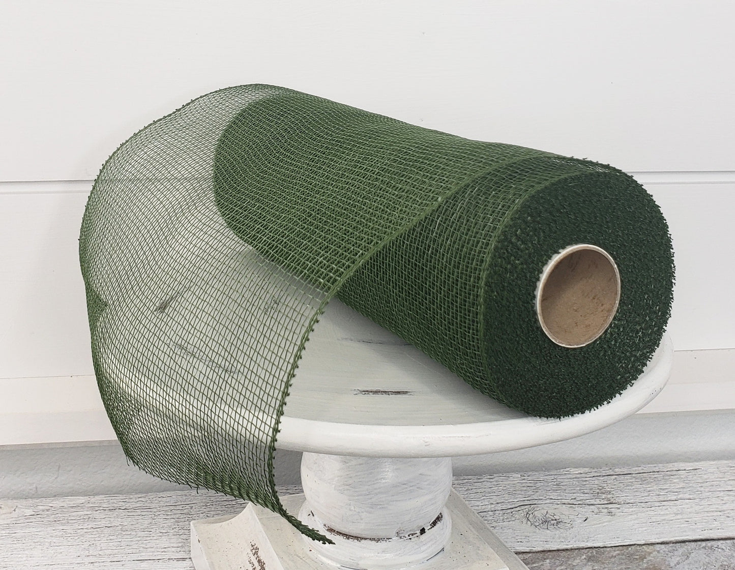 RE130243-10.25" x 10yd Deco Poly Mesh-Moss Green - TCTCrafts
