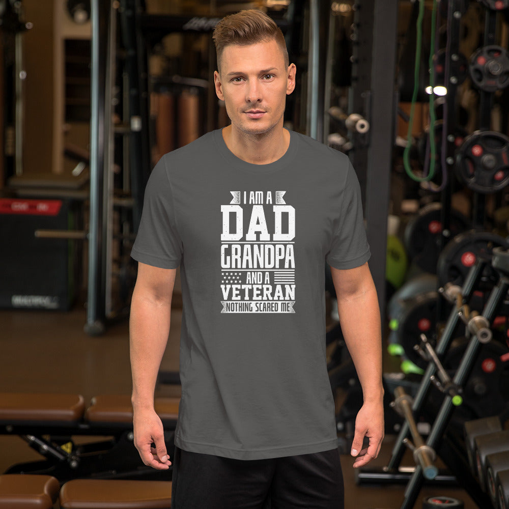 Short-Sleeve Men's Father's Day Veteran T-Shirt,Dad/Grandpa/Veteran Shirt - TCTCrafts