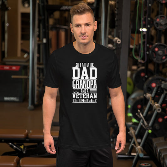 Short-Sleeve Men's Father's Day Veteran T-Shirt,Dad/Grandpa/Veteran Shirt - TCTCrafts