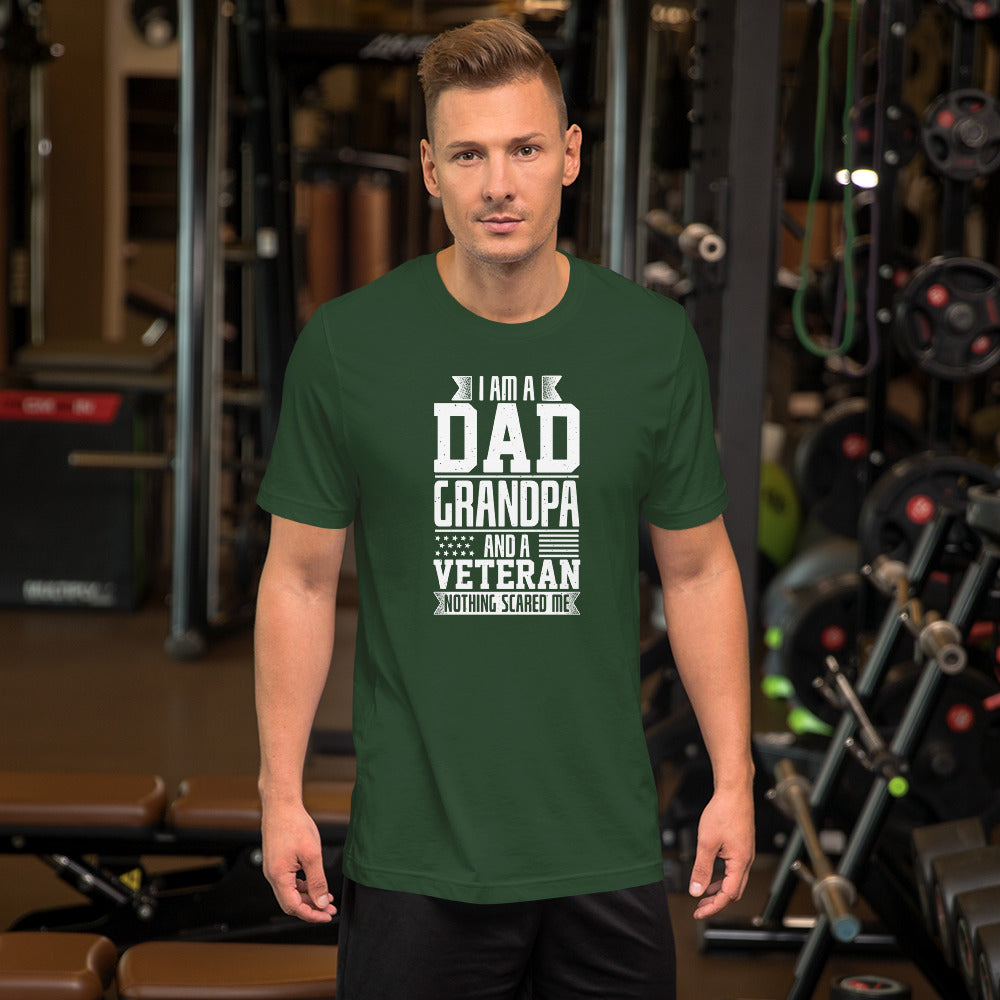Short-Sleeve Men's Father's Day Veteran T-Shirt,Dad/Grandpa/Veteran Shirt - TCTCrafts
