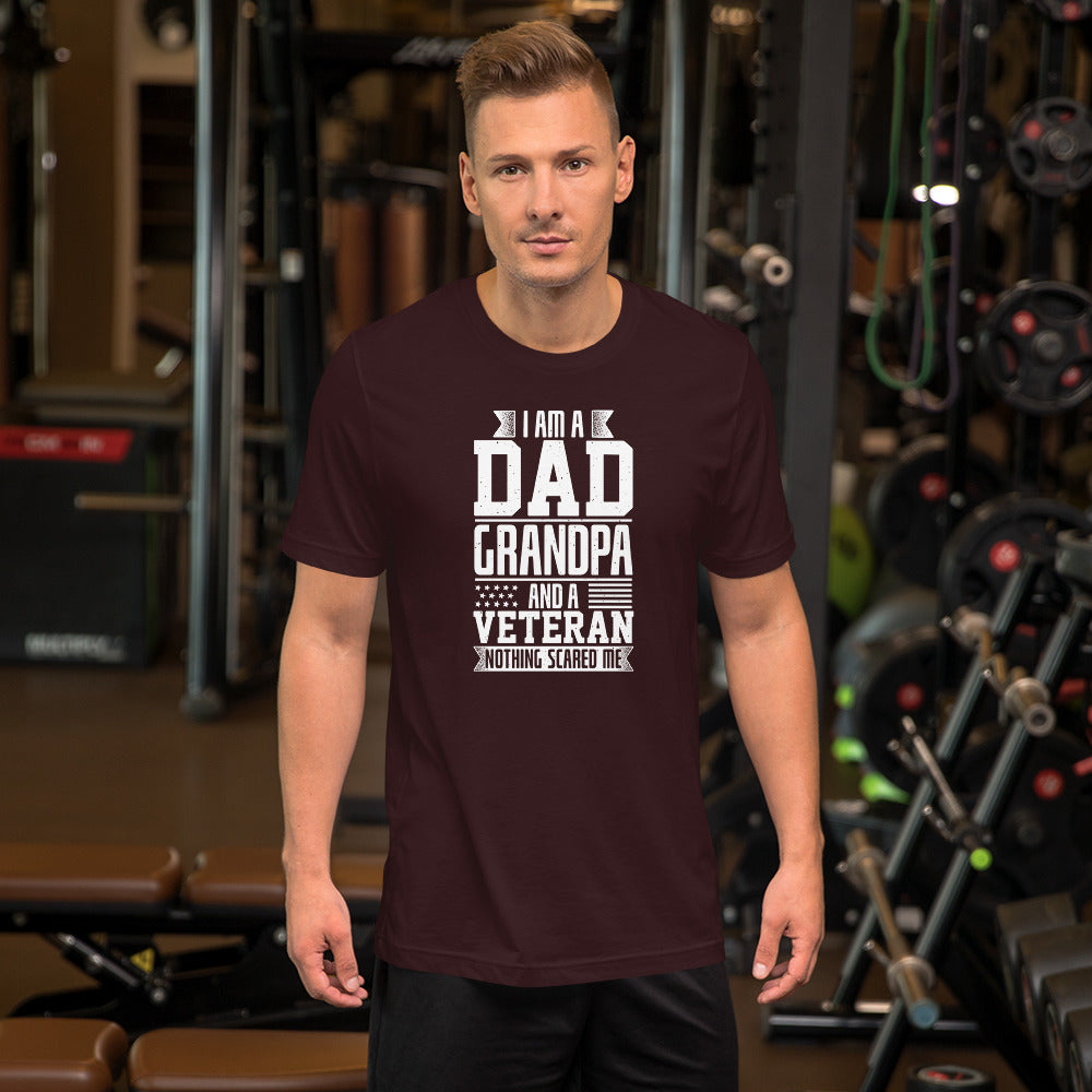 Short-Sleeve Men's Father's Day Veteran T-Shirt,Dad/Grandpa/Veteran Shirt - TCTCrafts