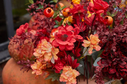 How to Style Your Porch with Faux Florals That Last