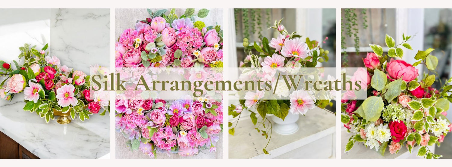 A collection of handmade wreaths & home decor products
