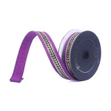 Farrisilk Glamourween Purple Wired Ribbon 1 Inch 5 Yards-HR062-27 Farrisilk