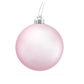 Gorgeous Matte Icy Pink Christmas Tree Ball Ornament - 150mm-XH1007WF TCT Crafts