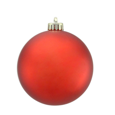 Gorgeous Matte Red Christmas Tree Ball Ornament - 150mm-XH100724 TCT Crafts