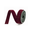 Luxurious Farrisilk 1" x 10 yd Burgundy Velvet Wired Ribbon | Premium Holiday Craft Supply-RG008-11 Farrisilk