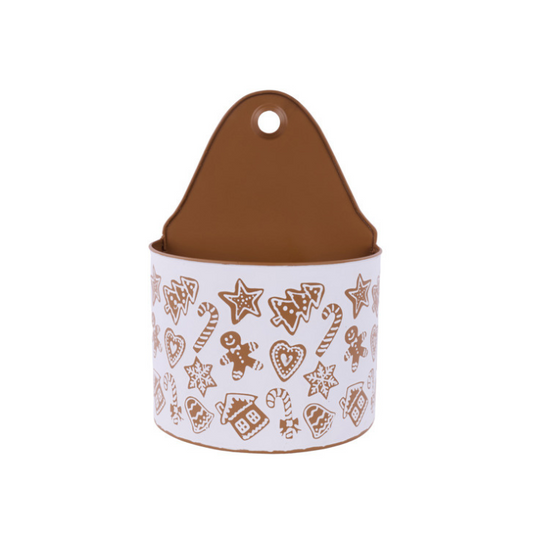 Metal Gingerbread Wall Pocket 11"x7.5" | Christmas Kitchen Decor-XC0174 Craig Bachman
