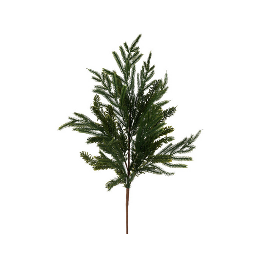 30" Realistic Ming Pine Spray | Faux Noble Fir Christmas Greenery -XX9782 Craig Bachman
