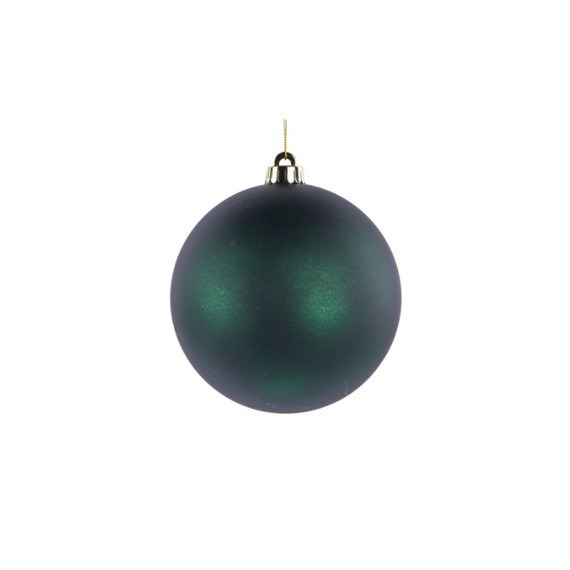 150mm Matte Hunter Green Shatterproof Christmas Ornament Ball-XH100712 TCT Crafts