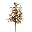 27" Artificial Fall Leaf Lantern Spray – Autumn Foliage Stem for DIY Wreaths, Centerpieces, and Seasonal Decor-65113 Golden Bell