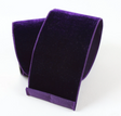Luxurious Farrisilk 2.5" Purple Velvet Wired Ribbon | Premium Craft Supply for Holiday and Event Decor-RG803-27 Farrisilk