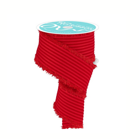 2.5"x10yd Red Velvet Glitter Wired Ribbon for Holiday Crafts-RGA872124 Craig Bachman