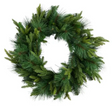 24 Inch Mixed Pine Wreath UV Protected Artificial Evergreen Wreath-XX9149 Craig Bachman