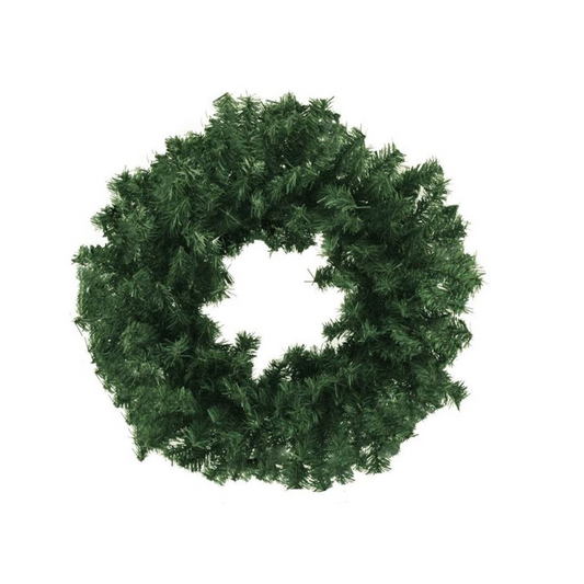 20" Canadian Pine Wreath – Artificial Evergreen Christmas Wreath Base | 220 Tips (VW020) Sims Pottery