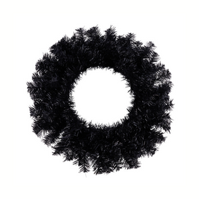 20" Black Metallic Wreath Form | 135 Tip Halloween & Gothic Wreath Base-XX964702 Craig Bachman