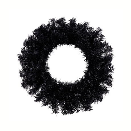 20" Black Metallic Wreath Form | 135 Tip Halloween & Gothic Wreath Base-XX964702 Craig Bachman