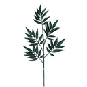 31.5" Glitter Leaf Spray | Elegant Floral Pick | Choose from Emerald Green, Midnight Blue, or Red