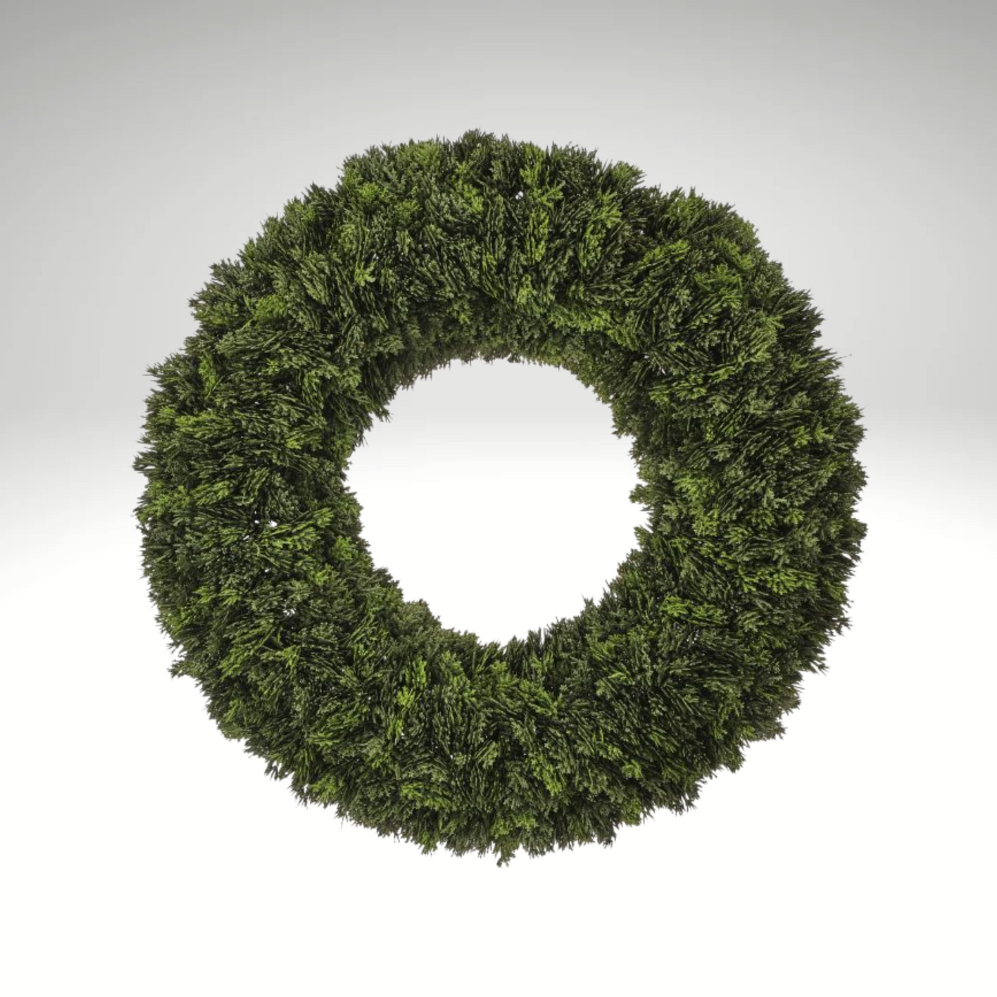 22" UV Treated Soft Touch Cedar Wreath – Artificial Greenery Wreath for Indoor & Outdoor Decor-MTX76990 Regency