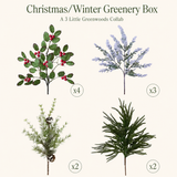 Christmas/Winter Greenery Box — 3 Little Greenwoods Collaboration-AFF-A-2608 TCT Crafts Designs & Decor