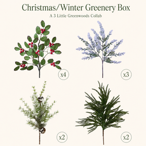 Christmas/Winter Greenery Box — 3 Little Greenwoods Collaboration-AFF-A-2608 TCT Crafts Designs & Decor