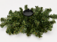 24-Inch Mixed Pine Candle Ring Swag – Rustic Centerpiece Greenery for Holiday Table Decor - CV22000 Sims Pottery