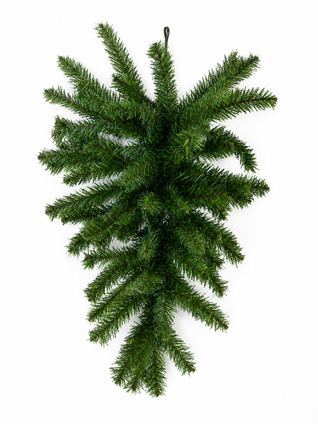 Artificial Canadian Pine Teardrop Swag Base — 24 Inch Christmas Swag Base with 61 Tips-VTD001 Sims Pottery