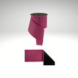 D’Lux 4" Fuchsia/Pink Glitter Wired Ribbon – Fine Sparkle Fused Fabric Ribbon for Christmas-LX309983 Craig Bachman