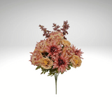 27" Mauve Artificial Peony Mum Rose Bush – Fall Faux Flower Stems-85205-MV Golden Bell