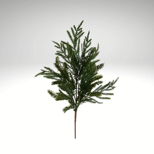30" Realistic Ming Pine Spray | Faux Noble Fir Christmas Greenery -XX9782 Craig Bachman