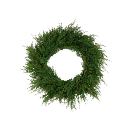 Artificial Cedar Wreath – 30" Greenery Front Door & Holiday Decor-XX9275 Craig Bachman