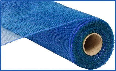 Peacock Blue Two Tone Deco Mesh 10 Inch x 10 Yards-RE1300MX Craig Bachman