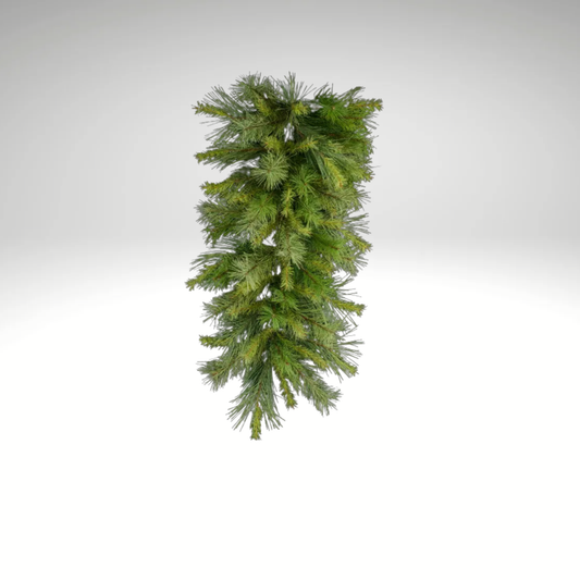 32” Mixed Pine Christmas Swag – Artificial Evergreen Holiday Greenery-XX8776 Craig Bachman