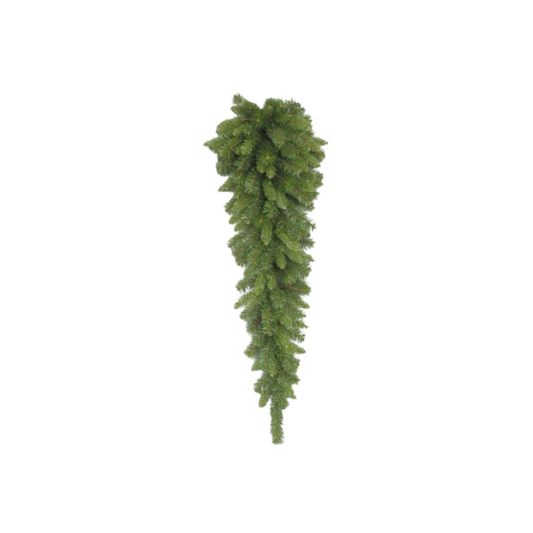 36" Artificial Teardrop Swag – Deluxe Greenery Base for DIY Christmas Decor-CVTD119 Sims Pottery