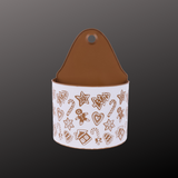 Metal Gingerbread Wall Pocket 11"x7.5" | Christmas Kitchen Decor-XC0174 Craig Bachman