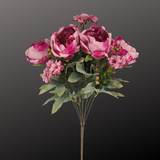 23" Mauve Peony Bush – 10 Faux Stems for Bouquets & Arrangements-85323-MV Golden Bell