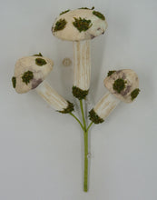 Load image into Gallery viewer, 11&quot; Foam Mushroom Pick - Rustic Woodland Decor &amp; Fairy Garden Accent