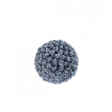 Iced Blue Berry Ball Ornament | Glittered Christmas Sphere | 6" Diameter-228950 Direct Export